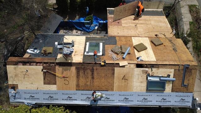 New Plywood Is Installed