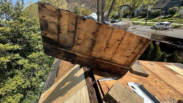 Bad Plywood Is Removed