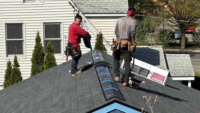 Ridge Vent Is Installed