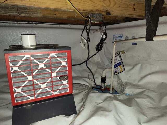 Dehumidifier and Sump Pump