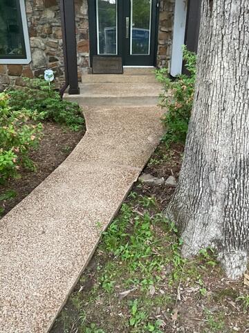 Sidewalk Lifted, Leveled, and Protected