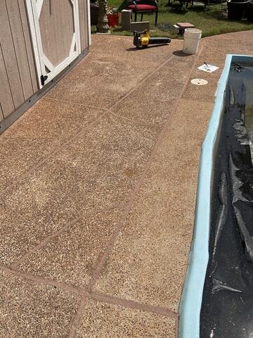 Pool Deck Repaired