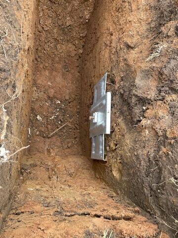 GeoLock® Earth Anchor Installed Away from Home