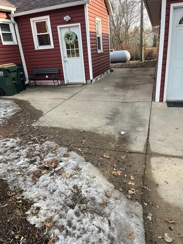 Sinking Concrete Before Repair