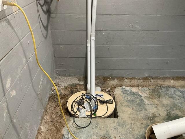 Sump Pump Installation