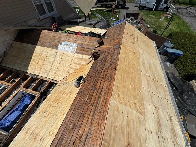 New Plywood Is Installed