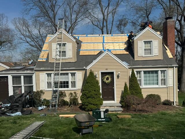 Seams Are Taped & Underlayment Is Installed