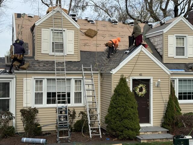 New Shingles Are Installed