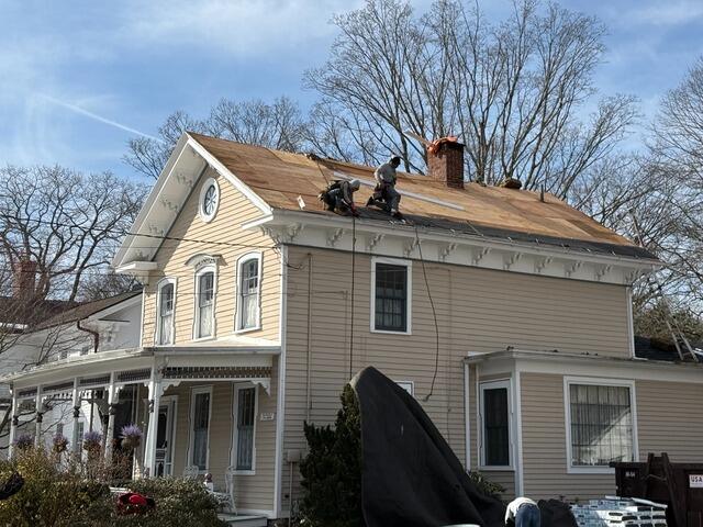 The Sheathing Is Examined