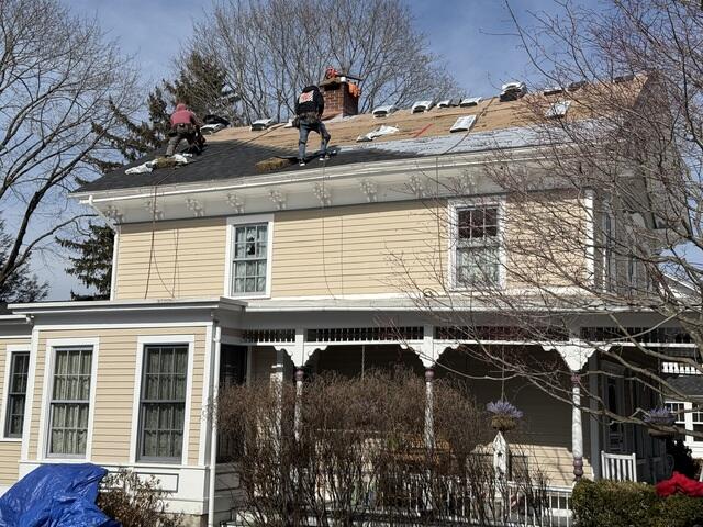 New Shingles Are Installed