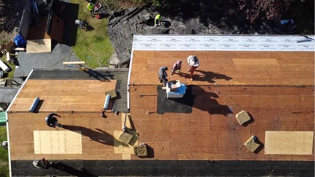 New Plywood Is Installed