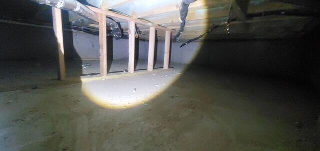 Damp Crawl Space