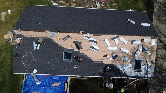 New Shingles Are Installed