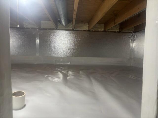 CleanSpace Vapor Barrier Installed