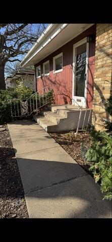 Before - Uneven Sidewalk and Cracked Stairs