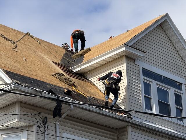 The Sheathing Is Examined