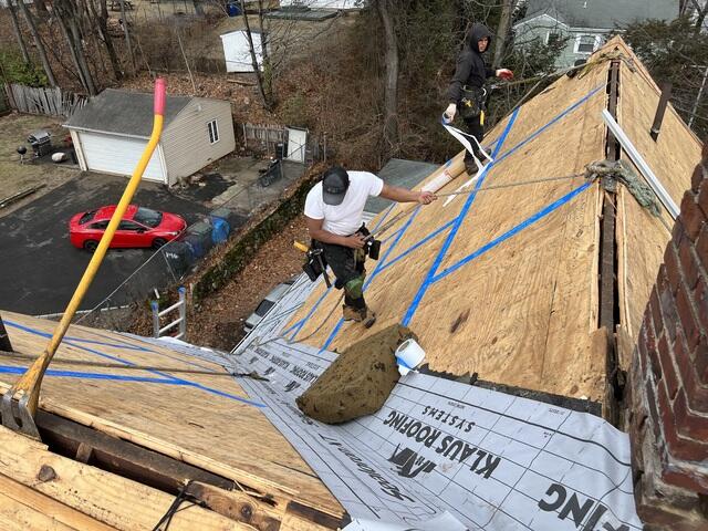 Seams Are Taped & Underlayment Is Installed