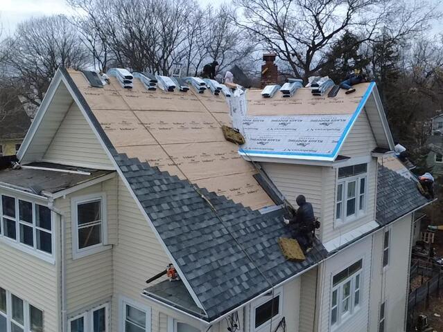 New Shingles Are Installed