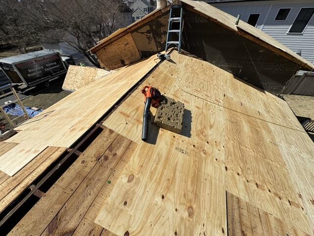 New Plywood Is Installed