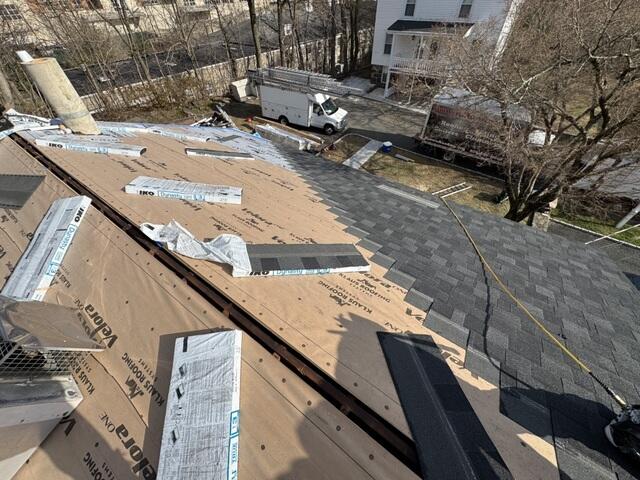 New Shingles Are Installed