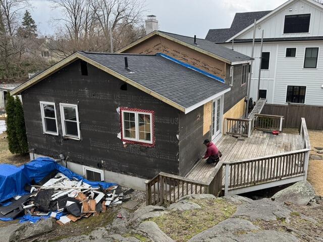 Old Siding Comes Off