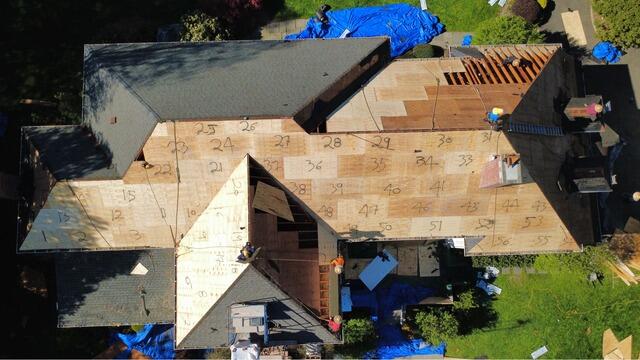 New Plywood Is Installed
