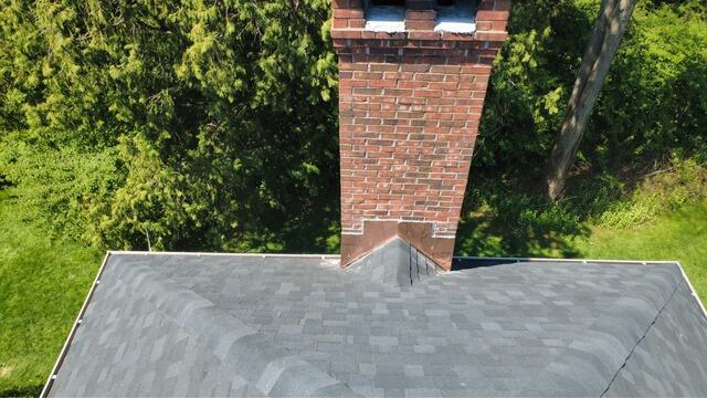 New Flashing on the Chimney