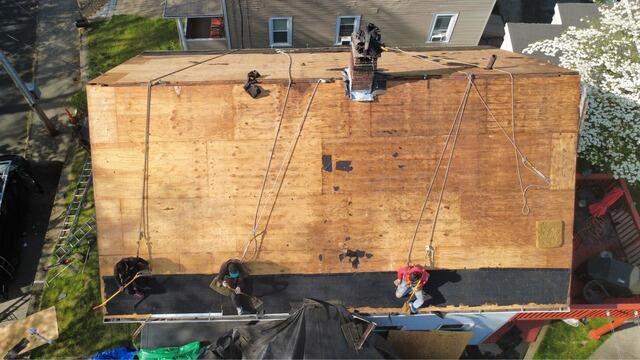 The Sheathing Is Exposed