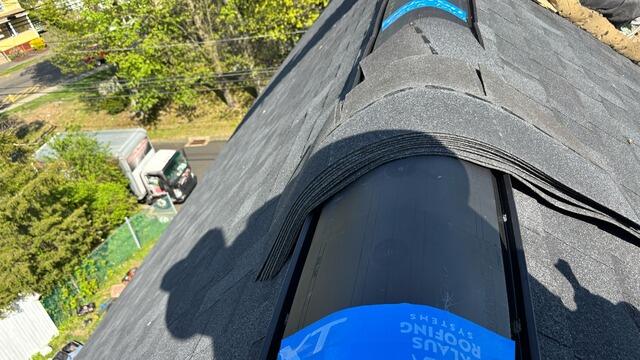 Ridge Vent Is Installed