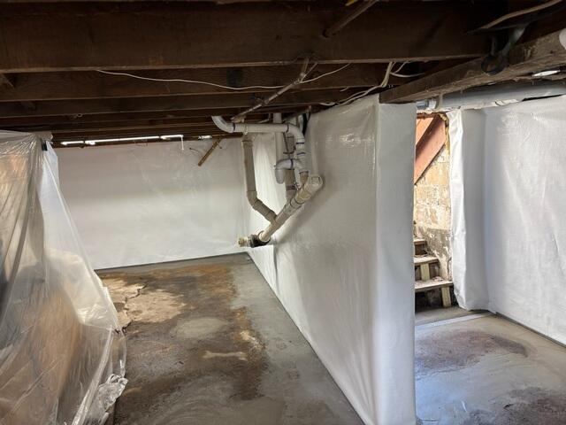 Waterproofed Basement