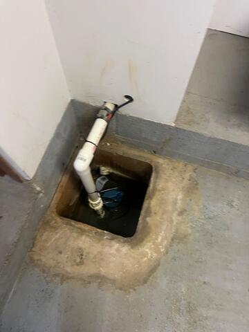 Sump Pump Pit