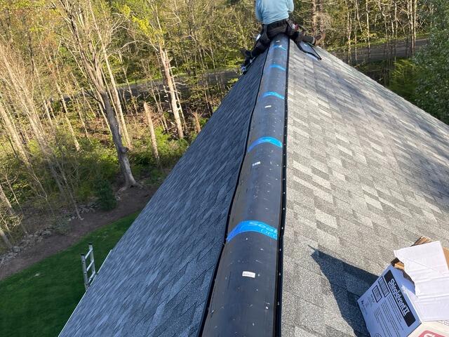 Ridge Vent Is Installed