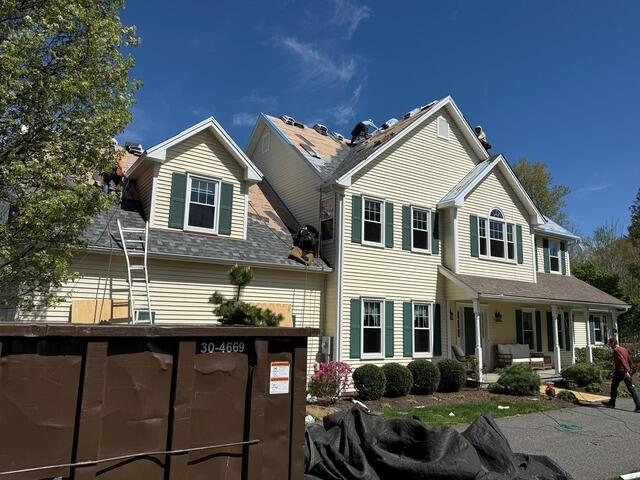 New Shingles Are Installed