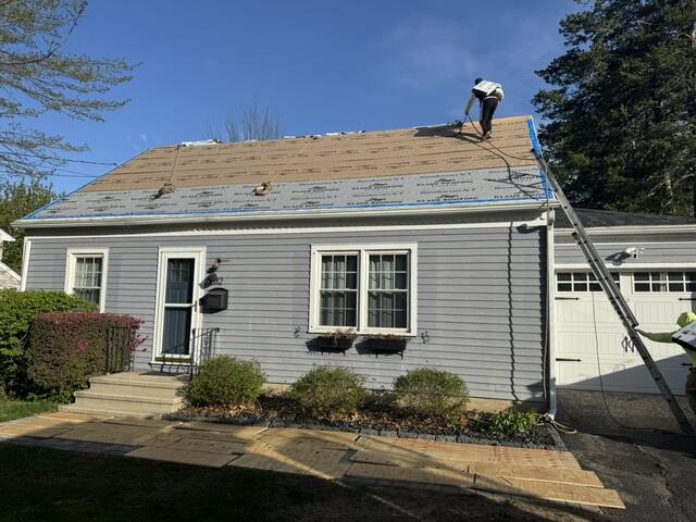 Underlayment Is Installed