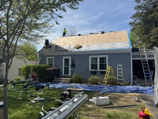 New Shingles Are Installed