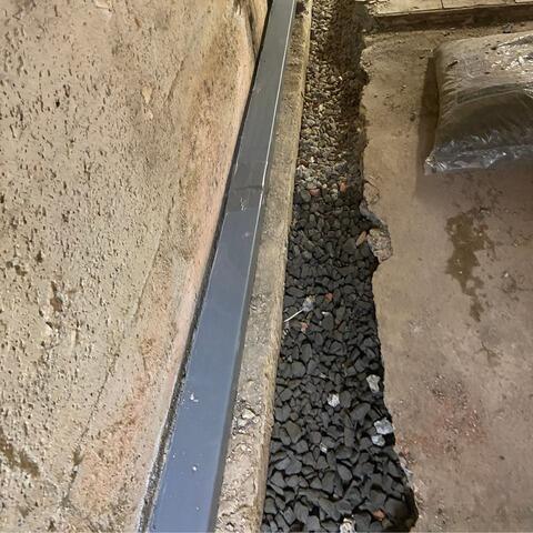 Installation on the Internal Drainage System WaterGuard