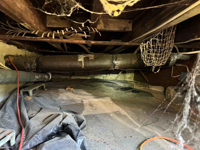 Damp Crawl Space