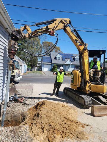 Helical Pier Installation