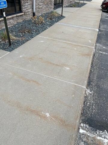 Sidewalk Lifted and Leveled for Safety
