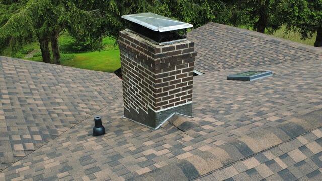 Completed Chimney Cricket & Flashing