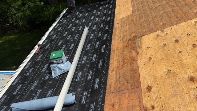 SBS Roof Base Is Installed