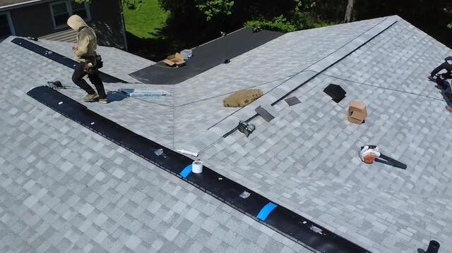 Ridge Vent Is Installed