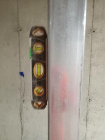 Jacks checked for plumb