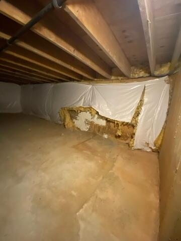 Damp Crawl Space