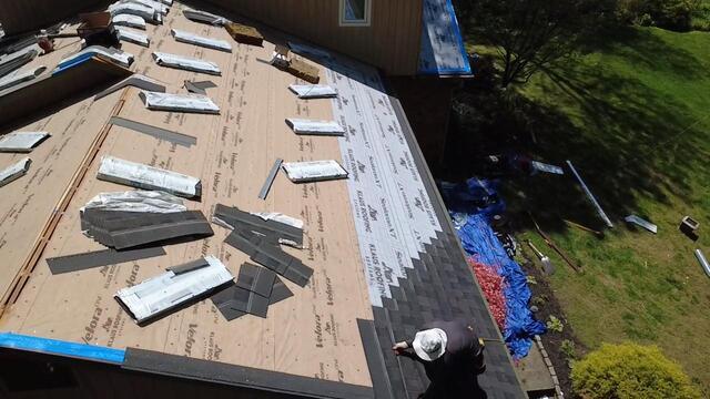 New Shingles Are Installed