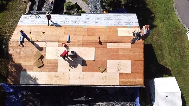 New Plywood Is Installed