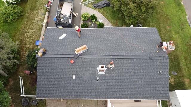 New Shingles & Ridge Vent Are Installed
