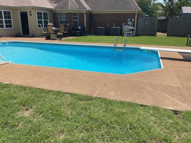 Pool Deck Lifted, Level, and Protected