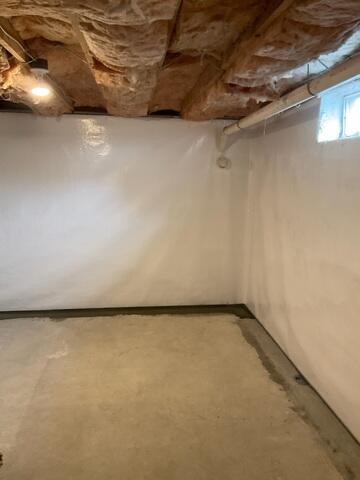 Drainage System and Vapor Barrier