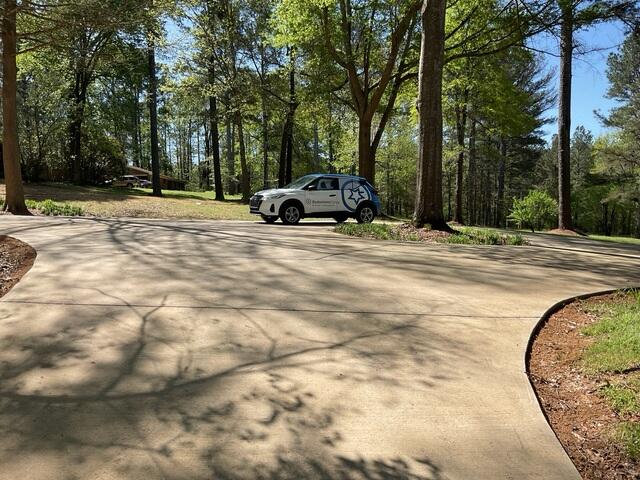 Unprotected Driveway